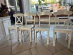 Eetkamerstoelen hout, Ophalen, Gebruikt, 4 tot 6 stoelen