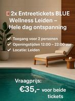 2x Entreetickets BLUE Wellness Leiden – Hele dag ontspanning, Tickets en Kaartjes, Overige Tickets en Kaartjes, Twee personen