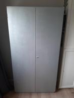 Houten legkast 90x41x175 cm, zilverkleurig, goede staat, Huis en Inrichting, Kasten | Kledingkasten, Ophalen, Gebruikt, 25 tot 50 cm