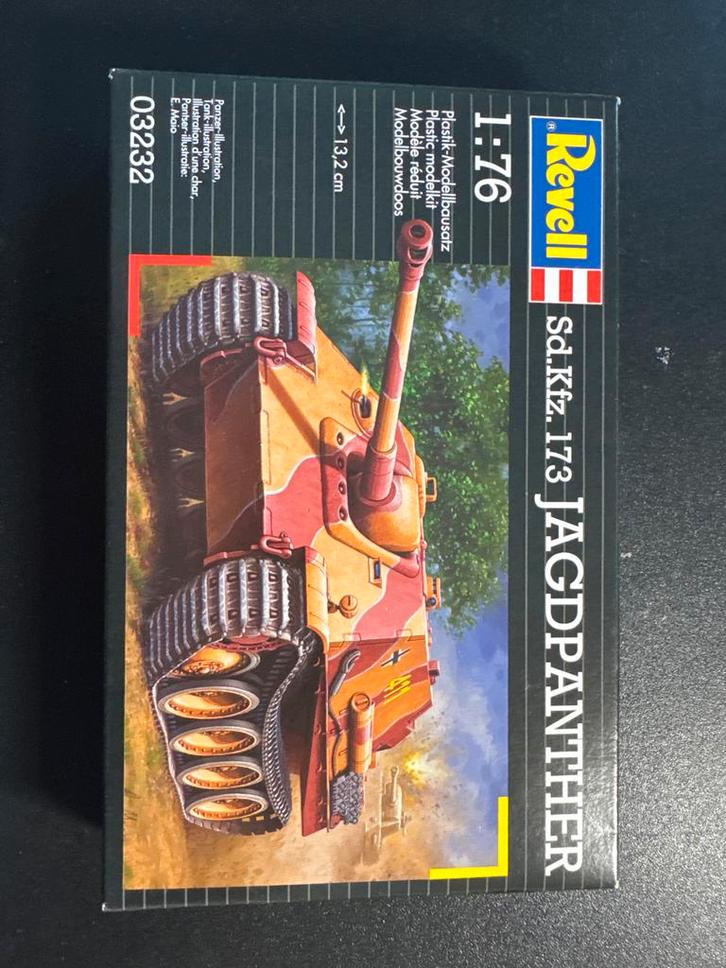 Revell Jagdpanther 1:76 - Nieuw in Doos!, Hobby en Vrije tijd, Modelbouw | Auto's en Voertuigen, Nieuw, Tank, 1:50 of kleiner