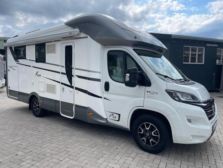 Mobilvetta Kea 65P Enkele Bedden Hefbed 41000km 2017 Euro 6, Caravans en Kamperen, Campers, Bedrijf, Half-integraal, Overige merken