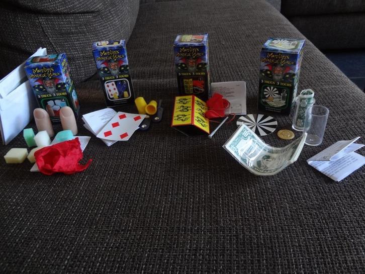 Merlin's mystical Magic, 4 doosjes nr 1-2-4-5, goochelen., Kinderen en Baby's, Speelgoed | Educatief en Creatief, Nieuw, Ontdekken