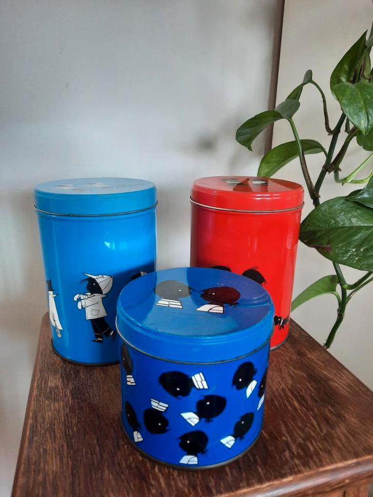 Vintage jip en janneke blikken takkie siepie hema 3x, Verzamelen, Blikken, Zo goed als nieuw, Overige, Ophalen of Verzenden