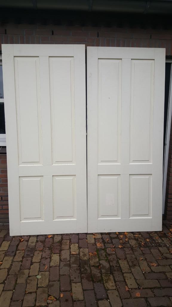 2x Bruynzeel voordeur BRZ 41-315 231,5x98cm hardhout, Doe-het-zelf en Verbouw, Deuren en Horren, Nieuw, Buitendeur, 215 cm of meer