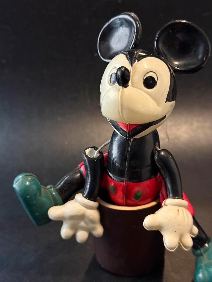Oude  Disney Mickey Mouse spullen, Verzamelen, Disney, Gebruikt, Beeldje of Figuurtje, Mickey Mouse, Ophalen of Verzenden
