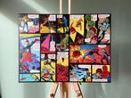Spiderman stripboek uit 1980 op canvas. Marvel Comics 30x40, Ophalen of Verzenden