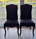 Mooie sierlijke eetkamerstoelen, Ophalen, Gebruikt, Zwart, Vier
