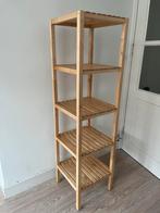 Houten Badkamerrek - 5 Laags - 140cm Hoog, Huis en Inrichting, Ophalen, (Half)hoge kast, Minder dan 50 cm, 100 tot 150 cm