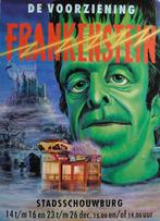 Poster voor toneelspel Frankenstein De Voorziening 1990, Verzamelen, Posters, Gebruikt, A1 t/m A3, Rechthoekig Staand, Verzenden