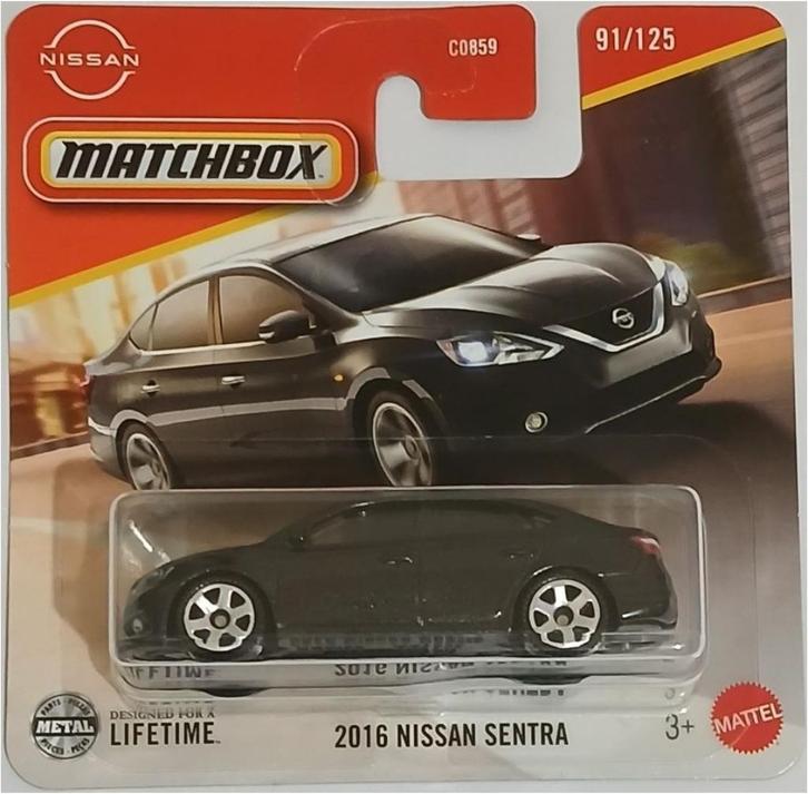 2025 Matchbox 2016 Nissan Sentra, Kinderen en Baby's, Speelgoed | Speelgoedvoertuigen, Nieuw, Ophalen of Verzenden