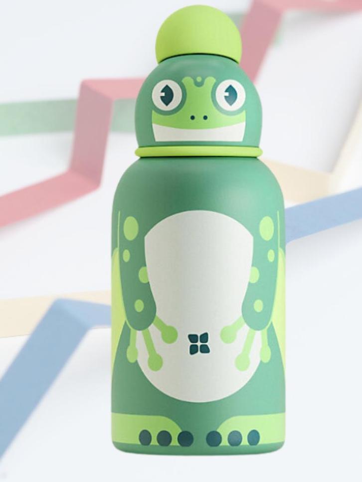 Waterdrop roestvrijstalen peuter drinkfles Freddy Frog, Sport en Fitness, Bidons, Nieuw, Ophalen of Verzenden
