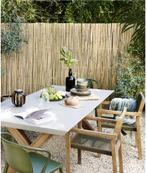 Tuintafel polystone beton te koop, (hxbxd) 77x100x210, Tuin en Terras, Ophalen, Zo goed als nieuw, Rechthoekig, Hout