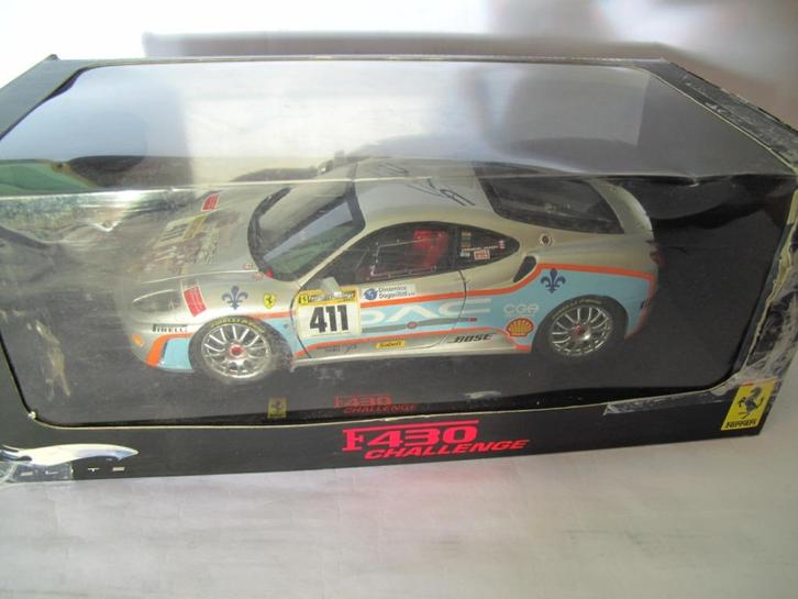 Ferrari F430 Challenge 411 TEAM SHELTON 1:18 Elite, Hobby en Vrije tijd, Modelauto's | 1:18, Nieuw, Auto, Hot Wheels, Verzenden
