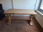 massief eiken kloostertafel, Huis en Inrichting, Tafels | Eettafels, Ophalen, Gebruikt, Eikenhout, 50 tot 100 cm