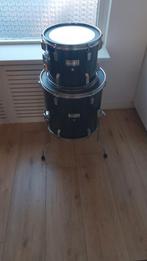 Tama Swingstar floortom, tomtom, Paiste 802 16" PowerCrash, Ophalen of Verzenden, Gebruikt, Trommel