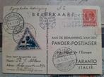 Oude Pander-Postjager Postkaart, Postzegels en Munten, Brieven en Enveloppen | Nederland, Ophalen of Verzenden, Briefkaart