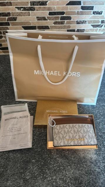 Michael kors kaart houder nieuw met bon beschikbaar voor biedingen