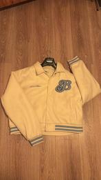 Varsity jacket beige, Ophalen of Verzenden, Zo goed als nieuw, Maat 48/50 (M), Beige