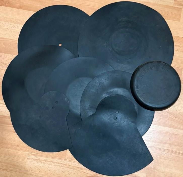 Dempers drumstel en natural rebound pad drum drums, Muziek en Instrumenten, Instrumenten | Toebehoren, Zo goed als nieuw, Drums of Percussie