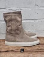 Via Roma 15 - Prachtige leren laarsjes maat 35 - Nieuw €200, Via Roma 15, Beige, Lage of Enkellaarzen, Nieuw