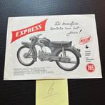 Express - 1959 (#6) bromfiets folder brochure, Verzenden, Gelezen, Folder