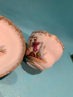 Meissen kop en schotel, eerste helft 19e eeuw, Ophalen of Verzenden