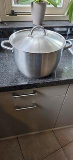 Pan met deksel 10 liter rvs 365+, Huis en Inrichting, Keuken | Potten en Pannen, Ophalen, Zo goed als nieuw, Rvs, Kookpan of Snelkookpan
