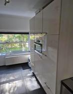 WAANZINNIG HOOGGLANS MOOIE KEUKEN MET KASTENWAND, Huis en Inrichting, Keuken | Complete keukens, Ophalen, Wit, Dubbelwandige keuken