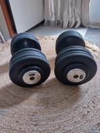LifeMaxx 44 Kg dumbell set, Ophalen of Verzenden, Gebruikt, Benen, Dumbbell