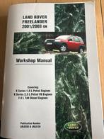 Werkplaatshandboek Land Rover Freelander 2001-2003, Auto diversen, Handleidingen en Instructieboekjes, Ophalen of Verzenden
