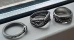 3x nieuwe massief stainless steel slang ring, ringen, Sieraden, Tassen en Uiterlijk, Ringen, 20 of groter, IJzer of Staal, Nieuw