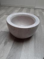 Stenen schaal, Huis en Inrichting, Woonaccessoires | Schalen en Manden, Ophalen, Zo goed als nieuw, Rond, Steen of Aardewerk