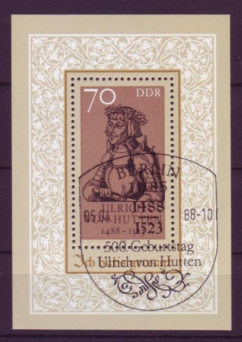 DDR 1988, blok 93, Gestempeld., Postzegels en Munten, Postzegels | Europa | Duitsland, Gestempeld, DDR, Verzenden