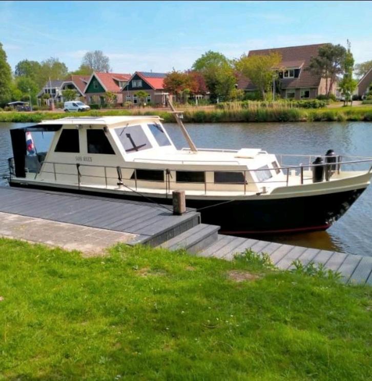 Ruime Kruiser 10 x 3m 1982 met recente Perkins, Watersport en Boten, Motorboten en Motorjachten, Gebruikt, Staal, 9 tot 12 meter