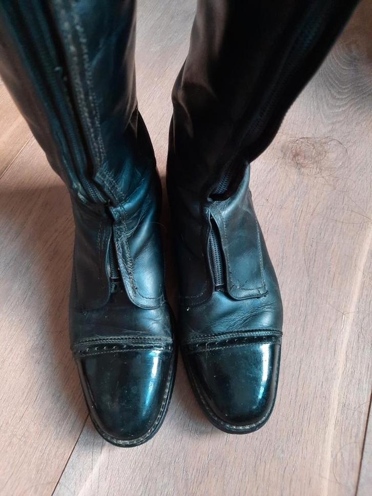 Derby model Polo rijlaarzen maat 38 - lakdetails, Dieren en Toebehoren, Paardrijkleding, Gebruikt, Dames, Schoeisel, Dressuur