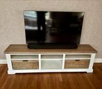 Riviera Maison TV meubel set + side table, 150 tot 200 cm, Ophalen of Verzenden, Zo goed als nieuw, Minder dan 100 cm