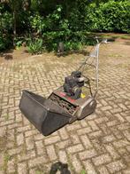 Olympic kooimaaier grasmaaimachine 50 cm breed, Tuin en Terras, Grasmaaiers, Gebruikt, Ophalen of Verzenden, Opvangbak, Benzine-grasmaaier