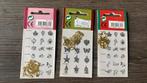 Embellishments 3 pakkes nieuw vogels kerst lieveheersbeestje, Hobby en Vrije tijd, Scrapbooking, Ophalen of Verzenden, Nieuw, Overige merken