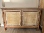 Rotan kastje dressoir bijzetkast, Huis en Inrichting, Kasten | Dressoirs, Gebruikt, 25 tot 50 cm, Met deur(en), 50 tot 100 cm