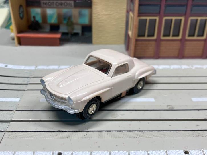 Faller AMS Mercedes 190SL beige in nieuwstaat, Kinderen en Baby's, Speelgoed | Racebanen, Zo goed als nieuw, Elektrisch, Overige merken