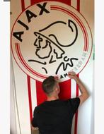 Ajax Behang - 2 tot 4 rollen, Huis en Inrichting, Ophalen of Verzenden, Minder dan 10 m², Rood, Sport