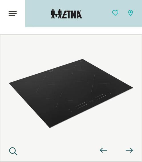 Nieuwe Etna Inductiekookplaat met sliderbediening KI560ZT, Witgoed en Apparatuur, Kookplaten, Nieuw, Inbouw, Inductie, 4 kookzones