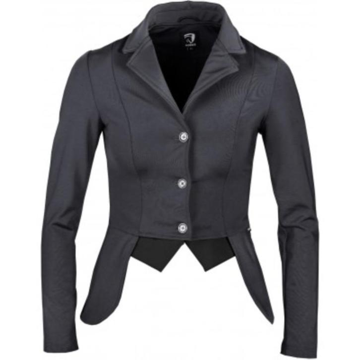 Zwart Horka Elegance softshell rijjasje 34 36 38 en 40, Dieren en Toebehoren, Paardrijkleding, Nieuw, Dames, Kinderen, Bovenkleding
