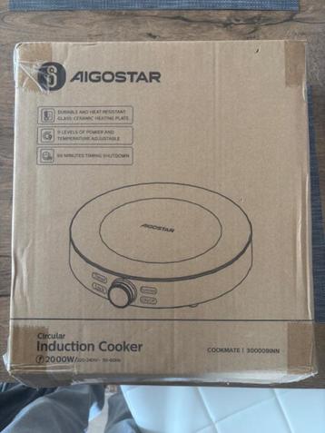 aigostar inductiekookplaat 2000W/220v beschikbaar voor biedingen