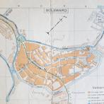 Kaart Bolsward ANWB 1927 plattegrond stadsplan, Nederland, Gelezen, 1800 tot 2000, Landkaart