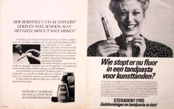 17 vintage reclames mondverzorging producten 62-81 tanden beschikbaar voor biedingen