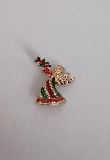 Kerstengel broche beschikbaar voor biedingen