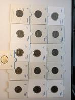 Set van 16 stuks 25 cent 1960 - 1980 Juliana  Pr- tot UNC-, Ophalen of Verzenden, Koningin Juliana, 25 cent, Setje