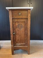 Oud badkamerkastje van hout, Ophalen, Gebruikt, Minder dan 45 cm, 55 tot 70 cm