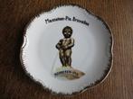 mooi porselein wandbord manneke pis 16/15 cm, Ophalen of Verzenden